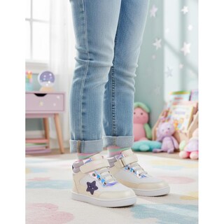 Foto 3 | Foto 3 | Tenis Bota Bubble Gummers Aurora I Estrellas Para Niña Blanco