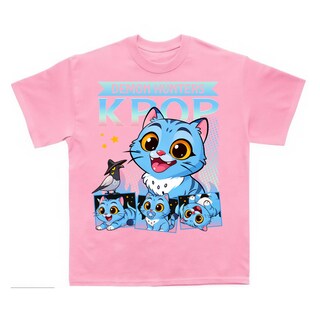 Foto 1 | Foto 1 | Playera Infantil Kpop Demon Hunters Diseño Derpy Color Rosa Talla 8