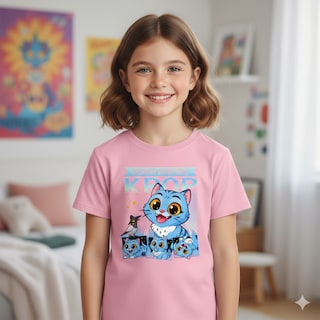 Foto 2 | Foto 2 | Playera Infantil Kpop Demon Hunters Diseño Derpy Color Rosa Talla 8