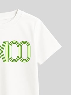 Foto 4 | Foto 4 | Playera Bipl 010 Blanca Mexico Retro para Hombre