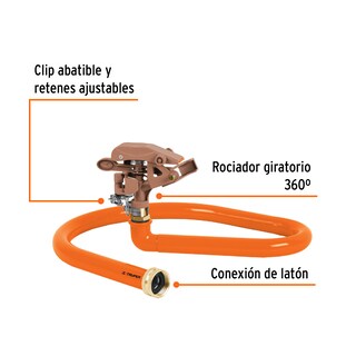 Foto 2 | Foto 2 | Aspersor Base Metálica Tipo Manguera Truper