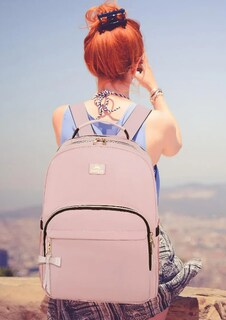 Foto 2 | Foto 2 | Mochila De Viaje Xtellar Para Laptop 17” Tsa Rosa Con Puerto Usb-c Y 35l