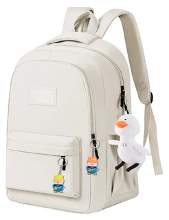 Foto 1 | Foto 1 | Mochila Escolar Xtellar De Nailon Impermeable Gran Capacidad Con Colgantes De Pato Verde