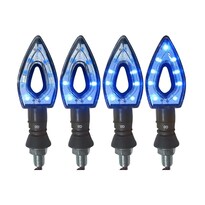 Direccionales Intermitentes Led Moto 4p Eo Safe Imports Esi-24032 Azul