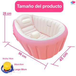 Foto 2 | Foto 2 | Bañera Tina Ecobaby Original Rosa para Bebés