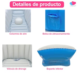 Foto 4 | Foto 4 | Bañera Tina Ecobaby Original Azul para Bebés