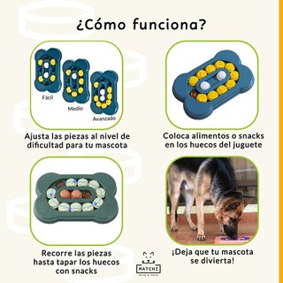 Foto 4 | Foto 4 | Juguete Plato Interactivo Dispensador Comida Y Premios Color Rosa