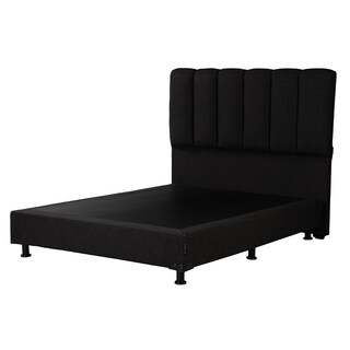 Foto 3 | Foto 3 | Cabecera Dicasa Kami + Box Color Negro Queen Size