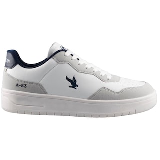 Foto 1 | Foto 1 | Tenis Caballero American Fire 7153 Blanco/gris Urbano Sport Casual Talla 26 A 29 M