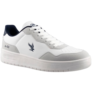 Foto 2 | Foto 2 | Tenis Caballero American Fire 7153 Blanco/gris Urbano Sport Casual Talla 26 A 29 M