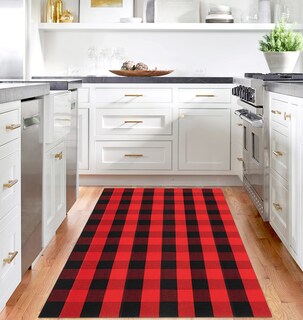 Foto 2 | Foto 2 | Alfombra Iohouze 122x183 Cm Algodón Diseño Búfalo Resistente