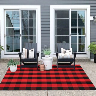 Foto 3 | Foto 3 | Alfombra Iohouze 122x183 Cm Algodón Diseño Búfalo Resistente