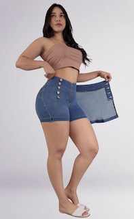 Foto 4 | Foto 4 | Falda Short Mezclilla Levanta Pompa Sea Brazil Mujer