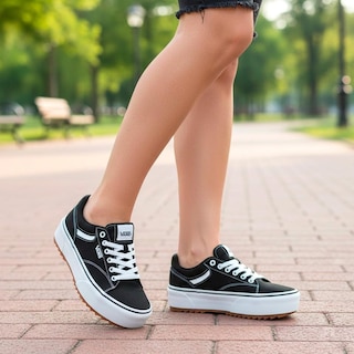 Foto 7 | Foto 7 | Tenis Vans Seldan Platform St - 5jleblk - Negro - Mujer Negro