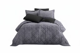 Colcha Dalfiori Individual Draco Gris