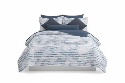 Foto 1 | Foto 1 | Colcha Edsel Color Azul Dalfiori Queen Size