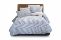 Colcha Tanuk Color Acero Dalfiori Individual