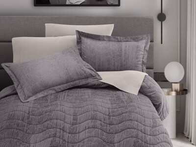 Foto 2 | Foto 2 | Colcha Nembus Color Gris Dalfiori Queen Size