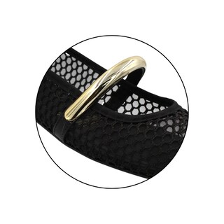 Foto 7 | Foto 7 | Flats de Malla Mary Jane con Aplicación Dorada Senties Sabrine