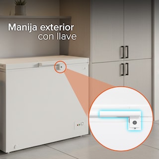 Foto 5 | Foto 5 | Congelador White-westinghouse 7 Pies 200 Litros Blanco Wwccf071200lhwsd