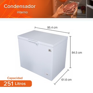 Foto 7 | Foto 7 | Congelador White-westinghouse 9 Pies 251 Litros Blanco Wwccf89251lhwsd