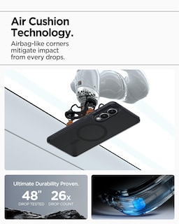 Foto 5 | Foto 5 | Funda Para Celular Spigen Ultra Hybrid Magfit Galaxy S25 Edge Transparente Carga Inalámbrica Rápida