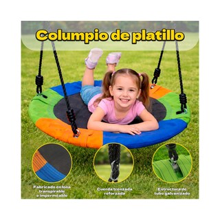 Foto 3 | Foto 3 | Columpio Infantil 2en1 Trampolin Balancin Estacion De Juegos Little Monkey