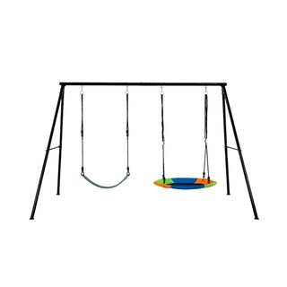 Foto 7 | Foto 7 | Columpio Infantil 2en1 Trampolin Balancin Estacion De Juegos Little Monkey