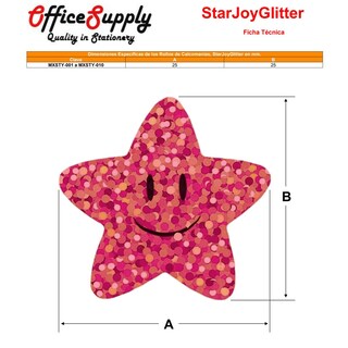 Foto 5 | Foto 5 | Calcomanías Decorativas Office Supply Mxsty-005 5 Piezas Multicolor