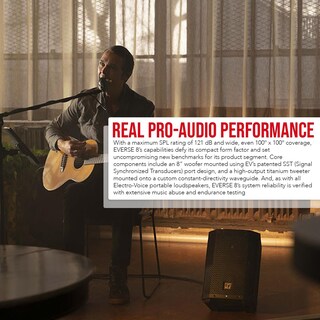 Foto 4 | Foto 4 | Altavoz Electro-voice Everse 8 8 Pulgadas Compacto 2 Vías Negro - Venta Internacional.