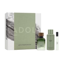 Perfume Adolfo Dominguez Vetiver Terra Verde Para Hombre Set De 3 Piezas