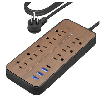 Foto 1 | Foto 1 | Regleta Multicontactos Xtellar 12 En 1 8 Tomas 3 Usb + Tipo-c Cable 1.2 M Cafe