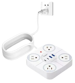 Foto 1 | Foto 1 | Multicontacto Universal Xtellar Con Interruptor 4 Tomas 2 Usb + 2 Tipo-c Blanco