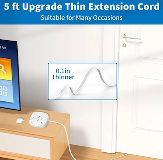 Foto 2 | Foto 2 | Multicontacto Universal Xtellar Con Interruptor 4 Tomas 2 Usb + 2 Tipo-c Blanco