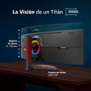 Foto 5 | Foto 5 | Monitor Gamer Curvo 49 Balam Rush Cosmos Titan Mct49x Dqhd 1ms 120hz Va Adaptive-sync Hdmi Usb-c Br-944144 Precisión Profesional