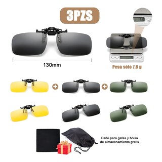 Foto 3 | Foto 3 | Micas para Lentes Clip-on Polarizadas 3 Piezas
