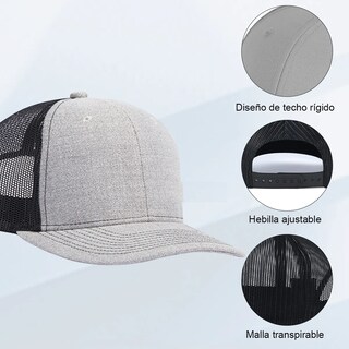 Foto 2 | Foto 2 | 3 Gorras Trucker Beisbol Viseras Ajustable Unitalla Eo Safe Imports Esi-24080 Multicolor