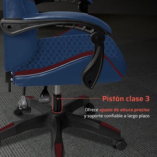 Foto 3 | Foto 3 | Silla Gamer Balam Rush Power Rush V2 Ergonomica Reclinable Azul - Guinda Br-944502 Comodidad Duradera Y Estilo Único
