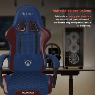 Foto 5 | Foto 5 | Silla Gamer Balam Rush Power Rush V2 Ergonomica Reclinable Azul - Guinda Br-944502 Comodidad Duradera Y Estilo Único