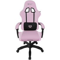 Silla Gamer Balam Rush Power Rush V2 Ergonomica Reclinable Rosa - Negro Br-944489 Comodidad Duradera Y Estilo Único