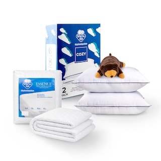 Foto 2 | Foto 2 | Set 2 Almohadas Cozy + Protector Essence Queen Size+ Oso De Peluche Spring Air