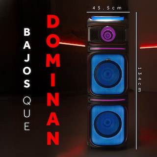 Foto 7 | Foto 7 | Bafle Recargable 2x12'' Mega Storm Select Sound