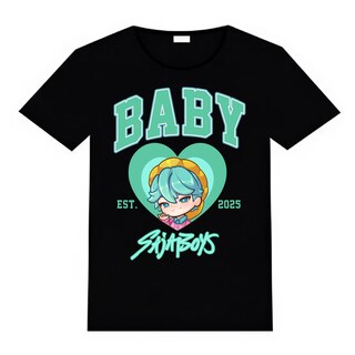 Foto 1 | Foto 1 | Playera Infantil Kpop Demon Hunters Diseño Baby Saja Color Negro Talla 10