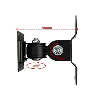 Foto 2 | Foto 2 | Soporte Pantalla Tv Pared 14 A 24 Pulgadas 180 Grados Eo Safe Imports Esi-24048 Negro