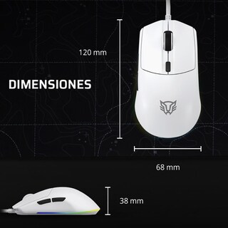 Foto 3 | Foto 3 | Mouse Gamer Balam Rush Drift Plus Mg3 7200dpi 6 Botones Rgb Blanco Br-943529 Máxima Comodidad Y Precision