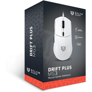 Foto 5 | Foto 5 | Mouse Gamer Balam Rush Drift Plus Mg3 7200dpi 6 Botones Rgb Blanco Br-943529 Máxima Comodidad Y Precision