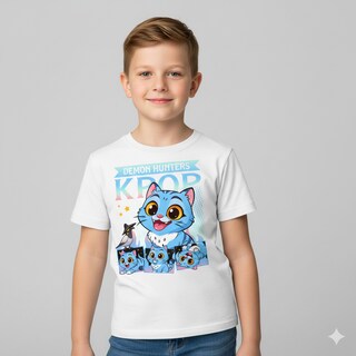 Foto 3 | Foto 3 | Playera Infantil Demon Hunters Diseño Derpy Color Blanco Talla 12