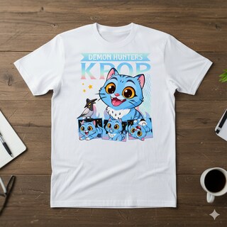 Foto 4 | Foto 4 | Playera Infantil Demon Hunters Diseño Derpy Color Blanco Talla 12