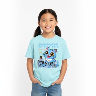 Foto 2 | Foto 2 | Playera Infantil Kpop Demon Hunters Diseño Derpy Color Azul Talla 6