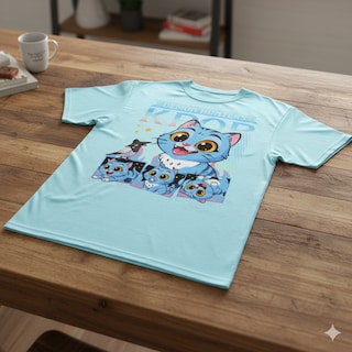 Foto 4 | Foto 4 | Playera Infantil Kpop Demon Hunters Diseño Derpy Color Azul Talla 6